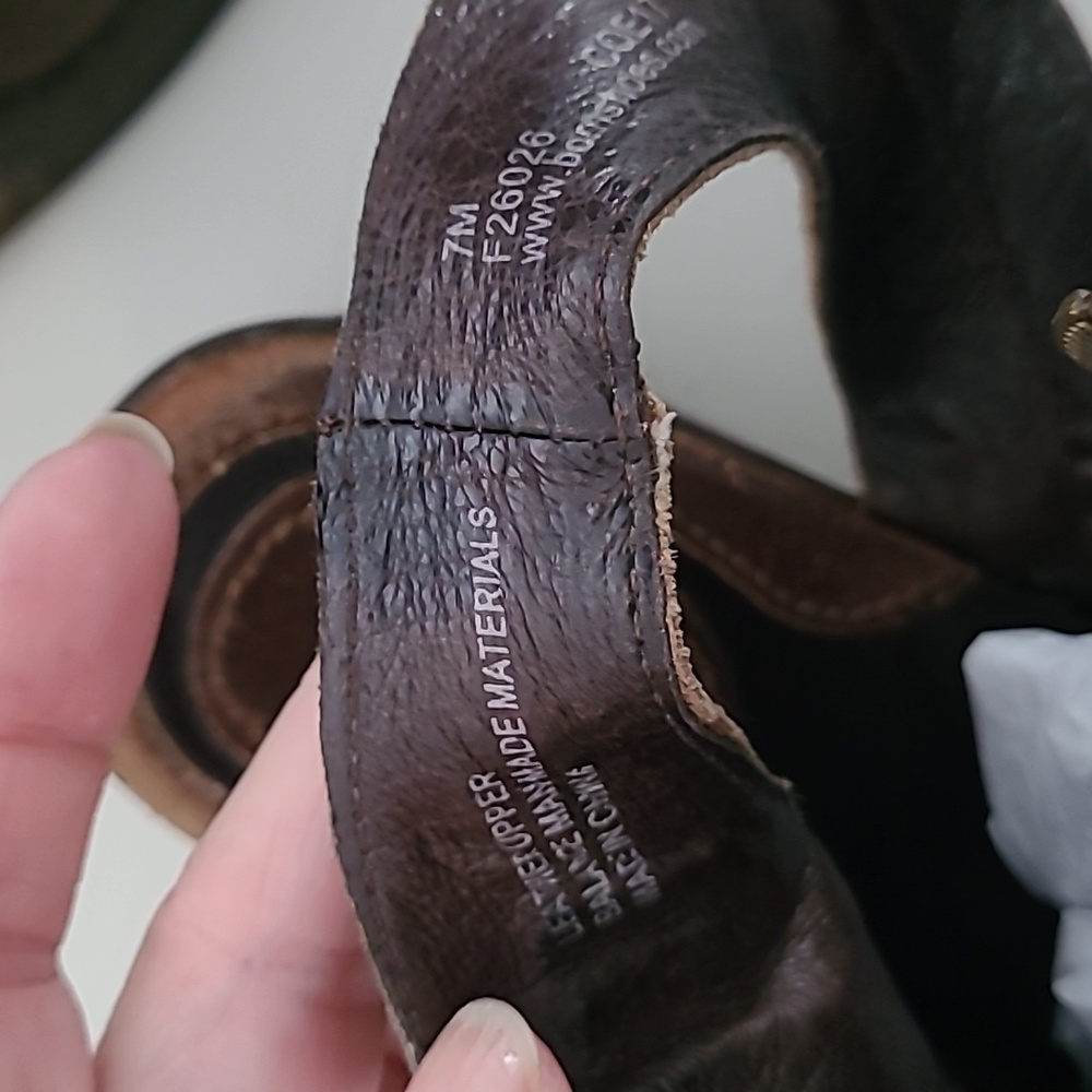Born Margrit Slingback Suede Booties Women's Size 7 - Picture 10 of 14